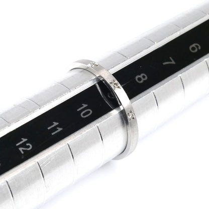 K10WG ホワイトゴールド リング・指輪 ダイヤモンド0.01ct 9号 0.9g レディース【中古】
