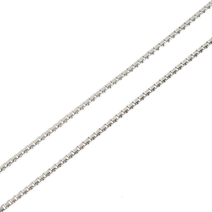 K18WG/Pt999 ホースシュー ネックレス ダイヤモンド 5.0g ～45cm フリーチェーン レディース【中古】