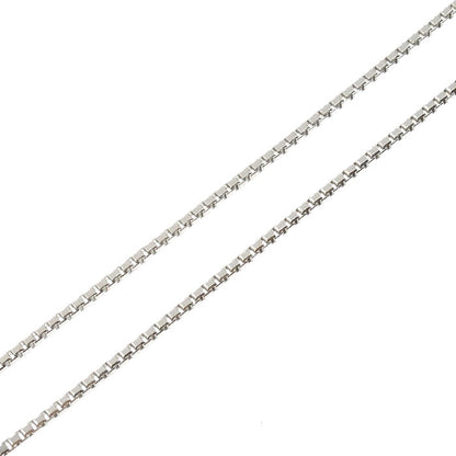 K18WG/Pt999 ホースシュー ネックレス ダイヤモンド 5.0g ～45cm フリーチェーン レディース【中古】