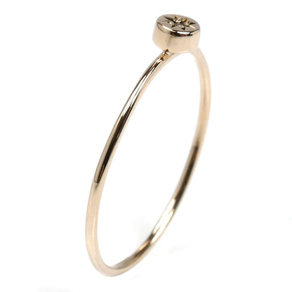 K10PG ピンクゴールド リング・指輪 ダイヤモンド 7号 0.4g レディース【中古】