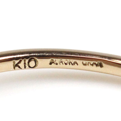 K10PG ピンクゴールド リング・指輪 ダイヤモンド 7号 0.4g レディース【中古】