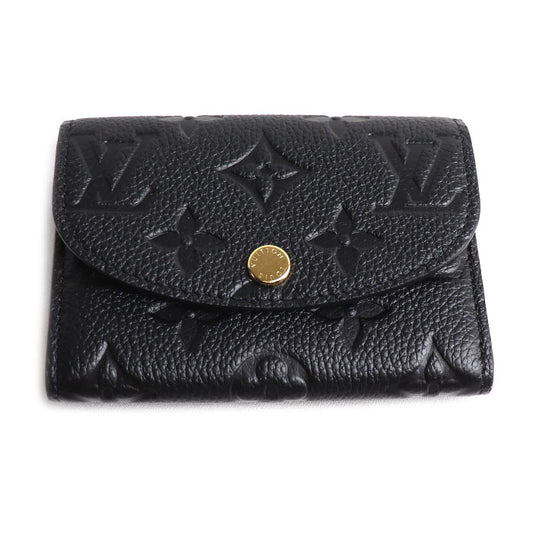 LOUIS VUITTON ルイ・ヴィトン ポルトモネ ロザリ コインケース アンプラント ブラック M81455 ICチップ レディース【中古】【極美品】