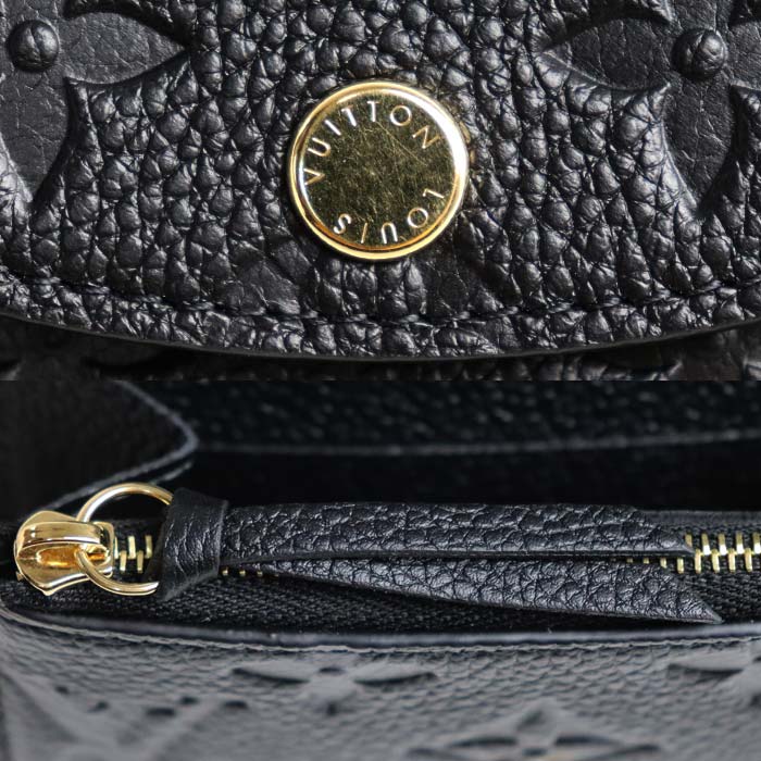 LOUIS VUITTON ルイ・ヴィトン ポルトモネ ロザリ コインケース アンプラント ブラック M81455 ICチップ レディース【中古】【極美品】
