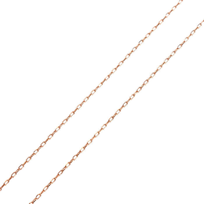 K10PG ピンクゴールド ネックレス ダイヤモンド0.05ct 0.6g 40cm レディース【中古】