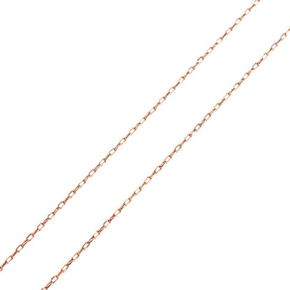 K10PG ピンクゴールド ネックレス ダイヤモンド0.05ct 0.6g 40cm レディース【中古】