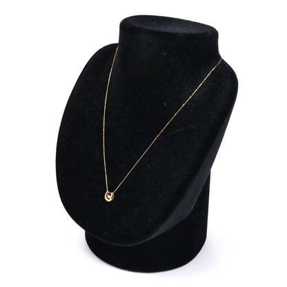 K10PG ピンクゴールド ネックレス ダイヤモンド0.05ct 0.6g 40cm レディース【中古】