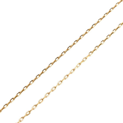 K10ゴールド ネックレス ダイヤモンド0.01ct 0.7g 40cm レディース【中古】
