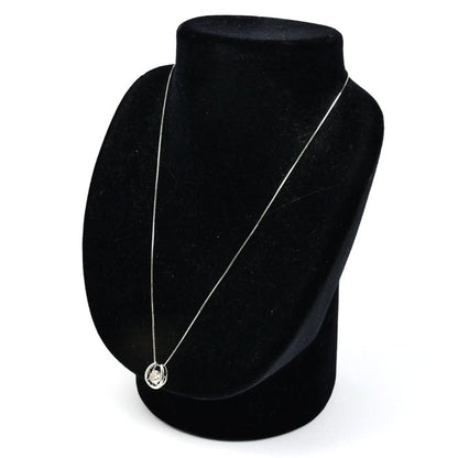 Pt900/850 スウィング ネックレス ダイヤモンド1.007ct 3.7g ～45cm フリーチェーン レディース【中古】