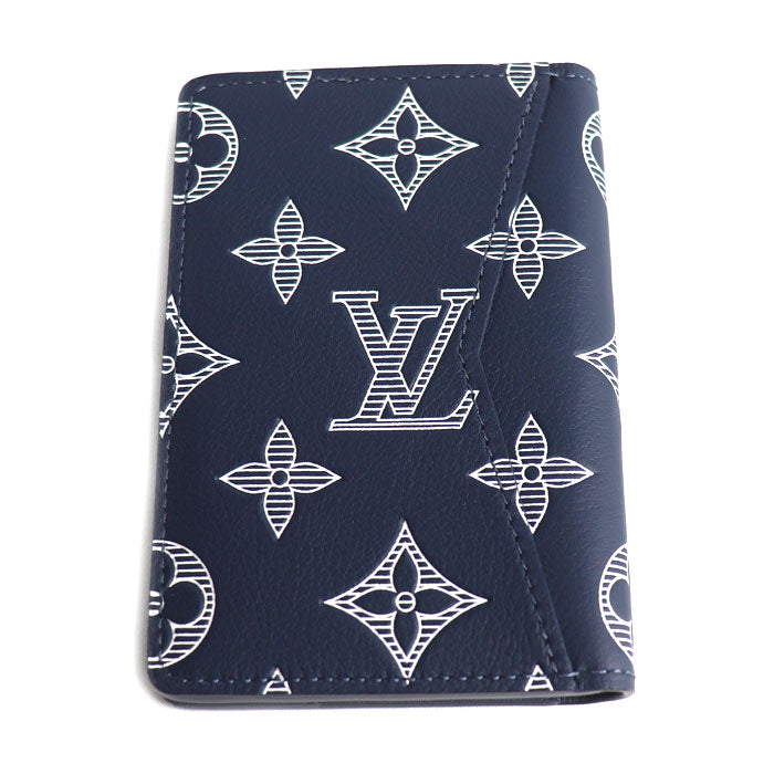 LOUIS VUITTON ルイ・ヴィトン オーガナイザー ドゥ ポッシュ カードケース モノグラムシャドウ ネイビー M83378 ICチップ ユニセックス【未使用】【買取品】