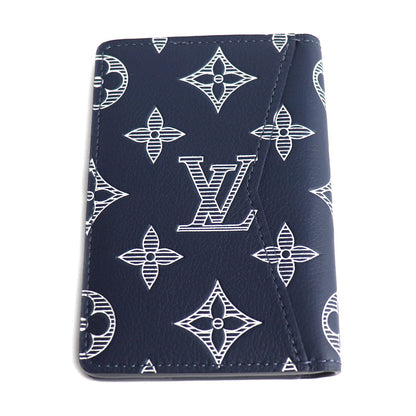 LOUIS VUITTON ルイ・ヴィトン オーガナイザー ドゥ ポッシュ カードケース モノグラムシャドウ ネイビー M83378 ICチップ ユニセックス【未使用】【買取品】