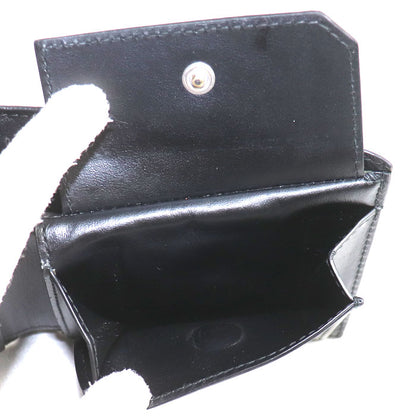 BOTTEGAVENETA ボッテガヴェネタ イントレチャート ピッコロ 二つ折り財布 ブラック 805654V4LQ28803 メンズ【中古】
