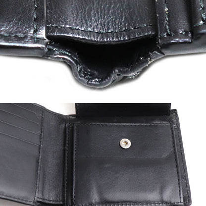 BOTTEGAVENETA ボッテガヴェネタ イントレチャート ピッコロ 二つ折り財布 ブラック 805654V4LQ28803 メンズ【中古】