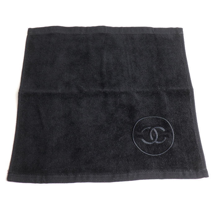 CHANEL シャネル ノベルティ ハンドタオルセット ブラック ホワイト レッド【未使用】【買取品】