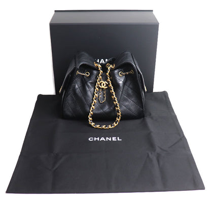 CHANEL シャネル CHANEL 25 スモール キャビアスキン ショルダーバッグ ブラック AS5293-B20304-94305 レディース【中古】【美品】