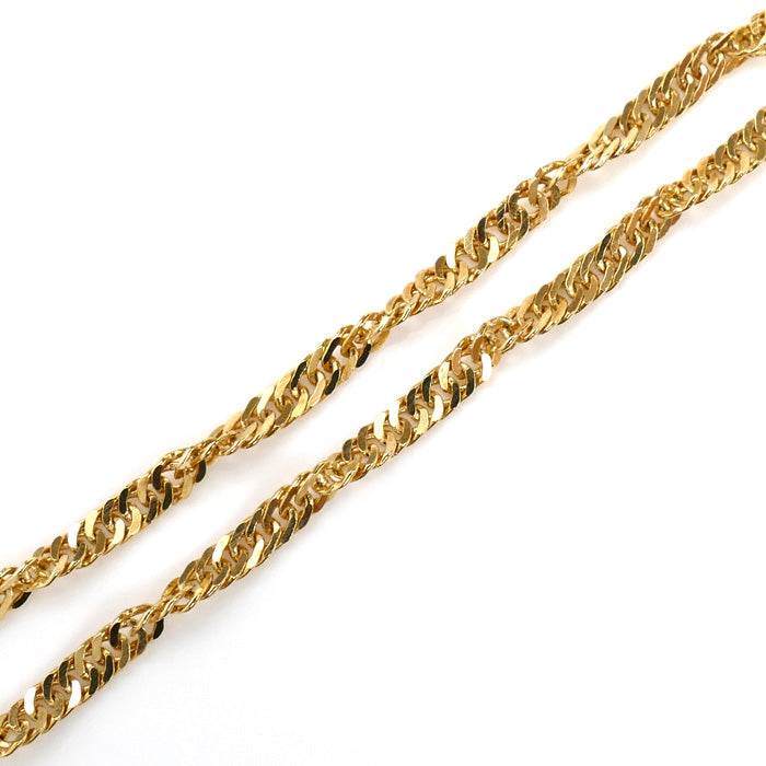 UNOAERRE ウノアエレ K18YG イエローゴールド ブレスレット スクリュー 2.3g 18.5cm レディース【中古】