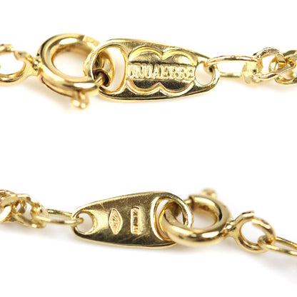 UNOAERRE ウノアエレ K18YG イエローゴールド ブレスレット スクリュー 2.3g 18.5cm レディース【中古】