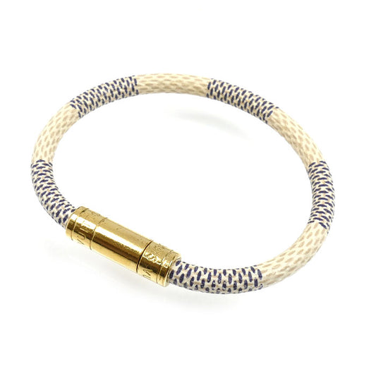 LOUIS VUITTON ルイ・ヴィトン ダミエアズールキャンバス ブラスレ キープイット ブレスレット M6607E BC0175 レディース【中古】