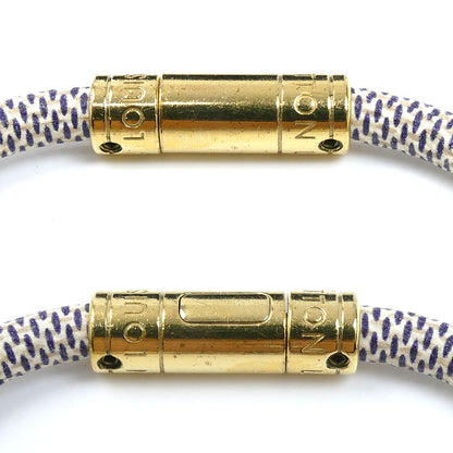 LOUIS VUITTON ルイ・ヴィトン ダミエアズールキャンバス ブラスレ キープイット ブレスレット M6607E BC0175 レディース【中古】