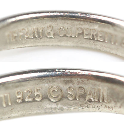 TIFFANY&Co. ティファニー シルバー925 オープンハート リング・指輪 9.5号 2.5g レディース【中古】