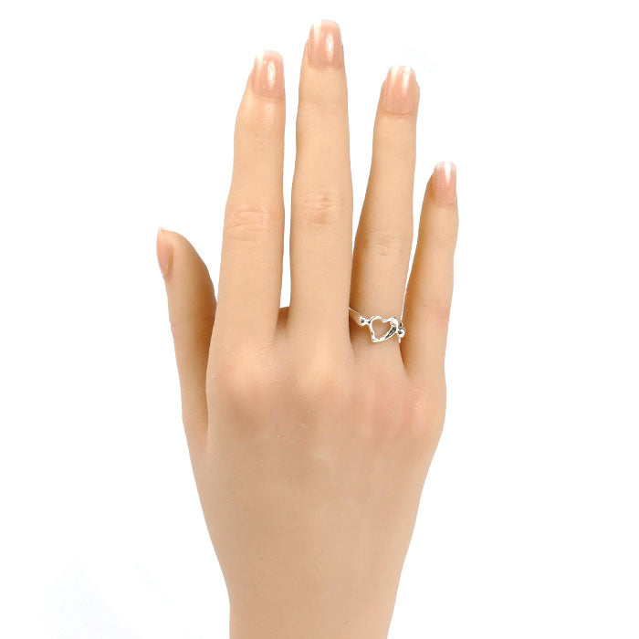 ティファニー オープンハート リング 9.5号 指輪 925 TIFFANY&Co. ティファニー 指輪 オープンハート リング ＃9.5