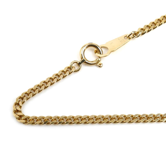 K18YG イエローゴールド ネックレス 喜平2面カット 10.0g 50cm メンズ【中古】