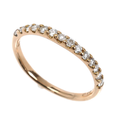 K18PG ピンクゴールド リング・指輪 ダイヤモンド0.23ct 9号 1.5g レディース【中古】