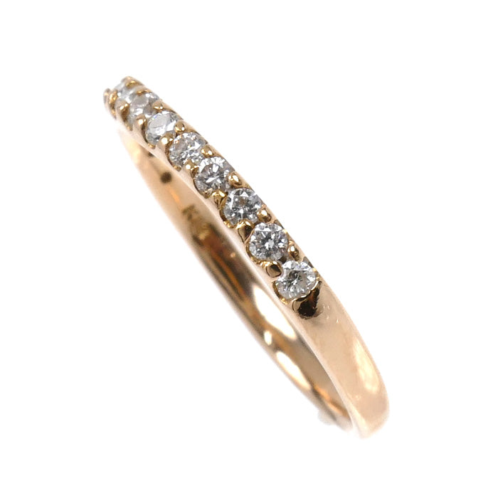 K18PG ピンクゴールド リング・指輪 ダイヤモンド0.23ct 9号 1.5g レディース【中古】