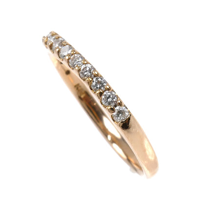 K18PG ピンクゴールド リング・指輪 ダイヤモンド0.23ct 9号 1.5g レディース【中古】