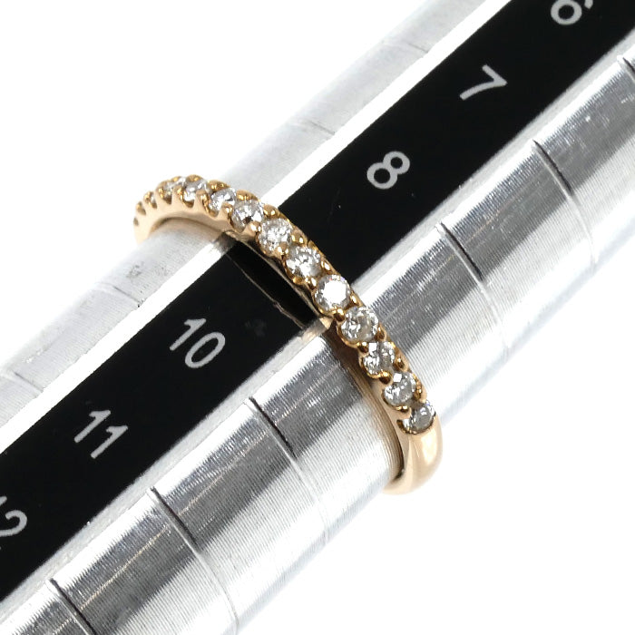 K18PG ピンクゴールド リング・指輪 ダイヤモンド0.23ct 9号 1.5g レディース【中古】