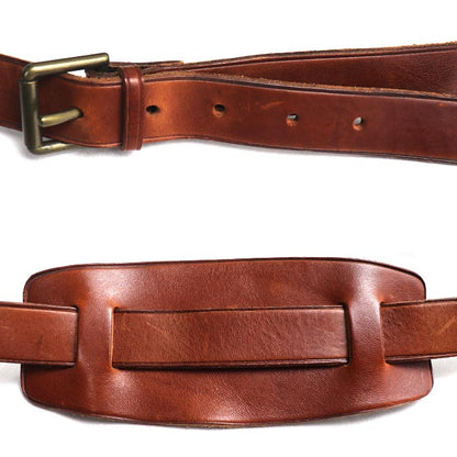RALPH LAUREN ラルフローレン インディゴ染め 2Wayショルダーバッグ ブルー/ブラウン ユニセックス【中古】