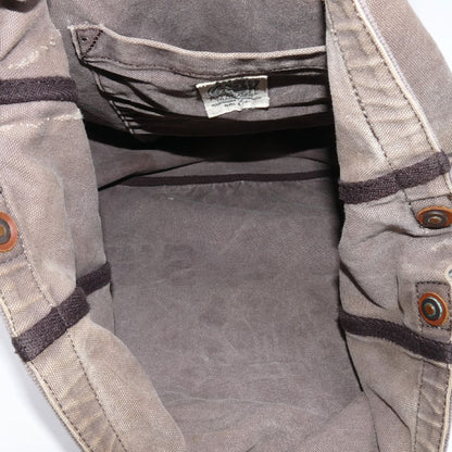 RRL ダブルアールエル USイーグルロゴ ヴィンテージ加工 2Wayショルダーバッグ グレージュ ユニセックス【中古】