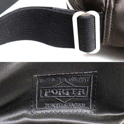PORTER ポーター FADE ショルダーバッグ ブラック 188-02042 メンズ【中古】