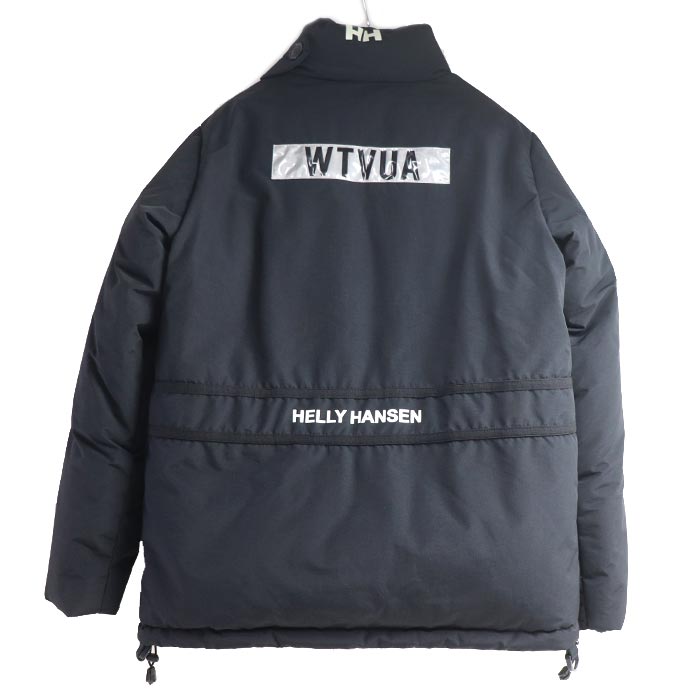 WTAPS × HELLY HANSEN ダウンジャケット ブラック 162GDHHD-JKM01 M メンズ【中古】【美品】