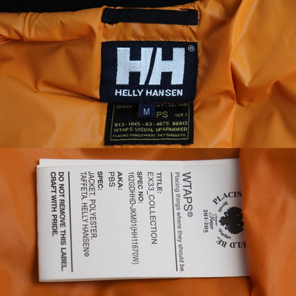 WTAPS × HELLY HANSEN ダウンジャケット ブラック 162GDHHD-JKM01 M メンズ【中古】【美品】