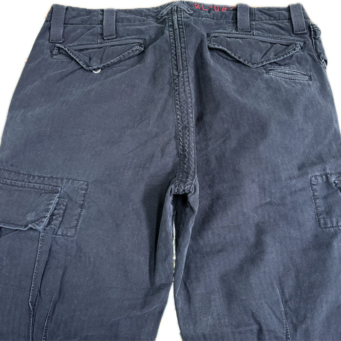 POLO RALPH LAUREN ポロ・ラルフローレン カーゴパンツ ブラック RL-067 
W33/L32 メンズ【中古】