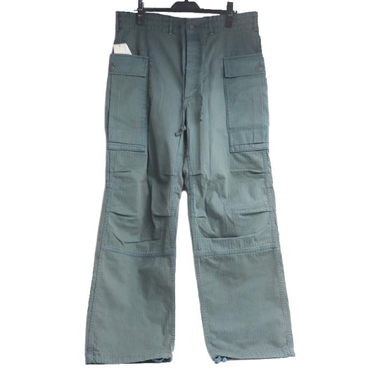 RRL ダブルアールエル ヘリンボーン ツイルカーゴ カーゴパンツ ブルー 782943794001 
W33/L32 メンズ【中古】【美品】