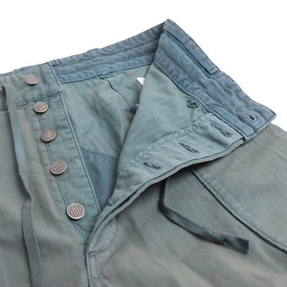 RRL ダブルアールエル ヘリンボーン ツイルカーゴ カーゴパンツ ブルー 782943794001 
W33/L32 メンズ【中古】【美品】