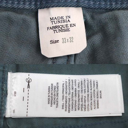RRL ダブルアールエル ヘリンボーン ツイルカーゴ カーゴパンツ ブルー 782943794001 
W33/L32 メンズ【中古】【美品】