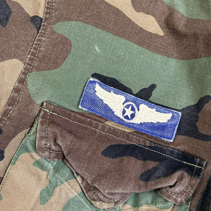 POLO RALPH LAUREN ポロ・ラルフローレン ダブルフェイス インナー ジャケット ミリタリージャケット カーキ 迷彩 710876604001 M メンズ【中古】