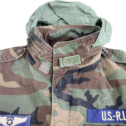 POLO RALPH LAUREN ポロ・ラルフローレン ダブルフェイス インナー ジャケット ミリタリージャケット カーキ 迷彩 710876604001 M メンズ【中古】