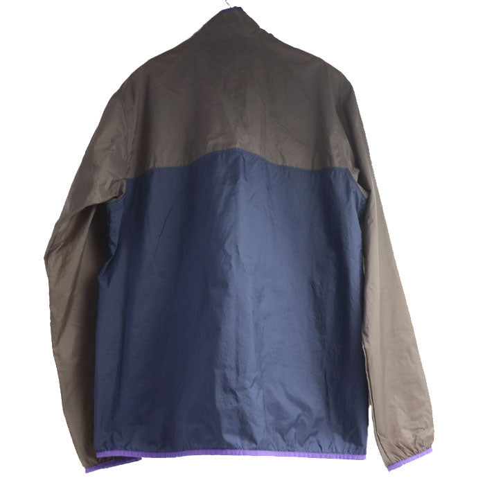 patagonia パタゴニア フーディニ スナップT プルオーバー ナイロンジャケット ブラウン/ネイビー 24150 M メンズ【中古】【美品】