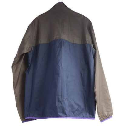 patagonia パタゴニア フーディニ スナップT プルオーバー ナイロンジャケット ブラウン/ネイビー 24150 M メンズ【中古】【美品】