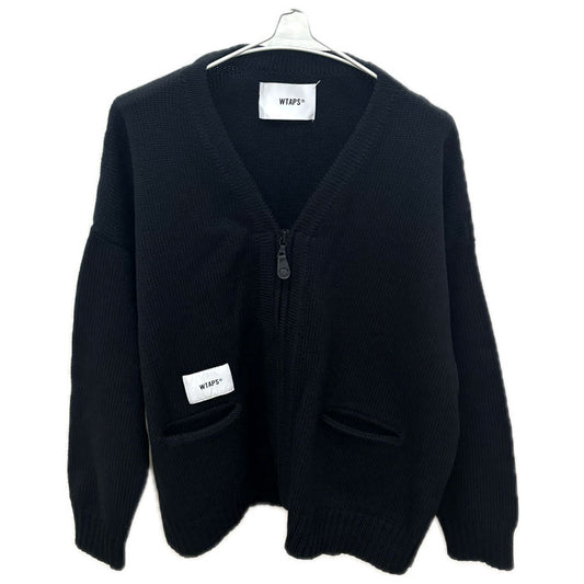 WTAPS ダブルタップス PALMER SWEATER カーディガン ブラック 212MADT-KNM01 
03 メンズ【中古】【美品】