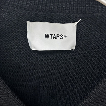 WTAPS ダブルタップス PALMER SWEATER カーディガン ブラック 212MADT-KNM01 
03 メンズ【中古】【美品】