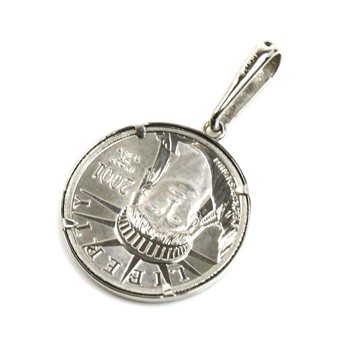 Pt9995/900 アメリカン イーグル 1/4OZ ペンダントトップ 10.1g 2001 ユニセックス【中古】