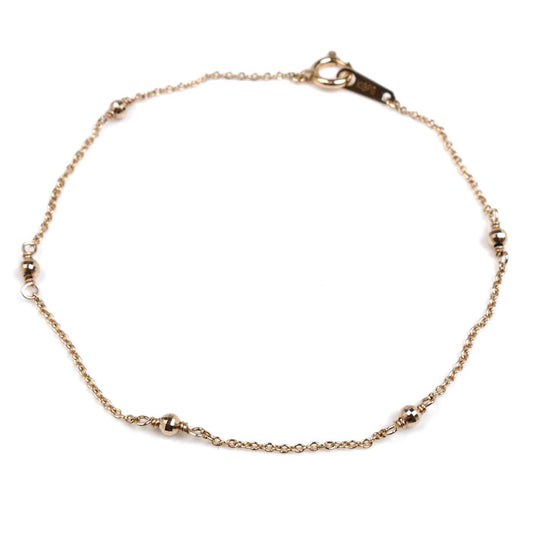 K18PG ピンクゴールド ブレスレット 1.0g 18cm レディース【中古】