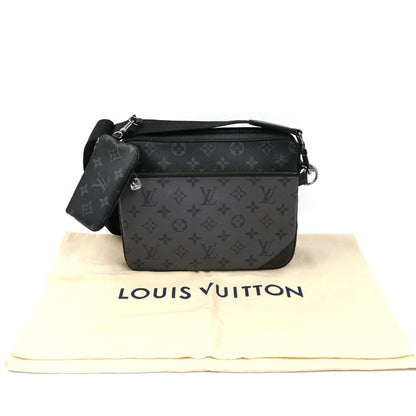 LOUIS VUITTON ルイ・ヴィトン トリオメッセンジャー ショルダーバッグ エクリプス M69443 TJ0271 メンズ【中古】