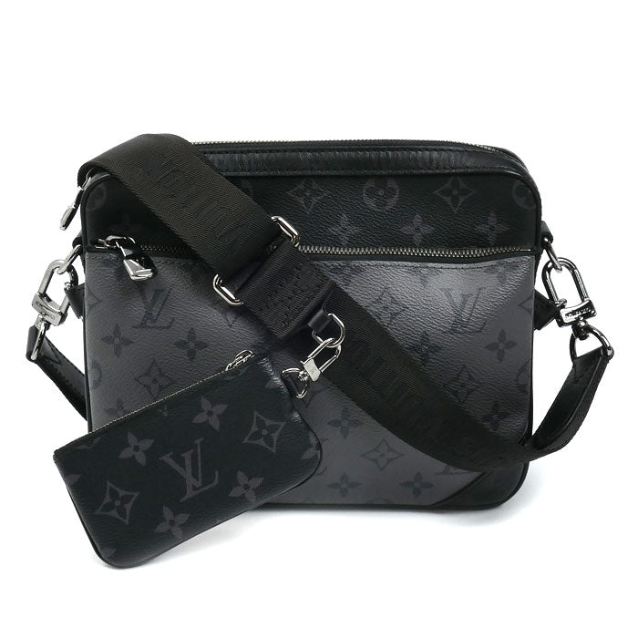 LOUIS VUITTON ルイ・ヴィトン トリオメッセンジャー ショルダーバッグ エクリプス M69443 TJ0271 メンズ【中古】