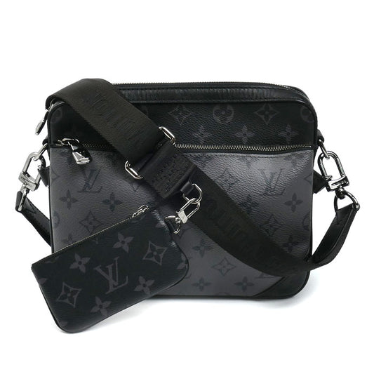 LOUIS VUITTON ルイ・ヴィトン トリオメッセンジャー ショルダーバッグ エクリプス M69443 TJ0271 メンズ【中古】