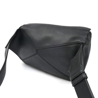 LOEWE ロエベ パズル バムバッグ スモール ボディバッグ ブラック B510P35X09 メンズ【中古】
